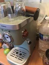 Coffee-Machine Retro Semi-Automatic KONKA Capsule Mini Household Italian Milk-Bubble