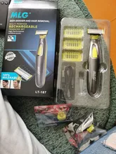 Maquinilla de afeitar eléctrica híbrida de una hoja para hombres y mujeres, afeitadora impermeable, lavable, para el cuidado de la barba, para el pelo corporal