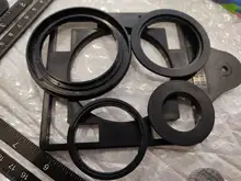 Localizador de agujero de azulejo plegable, regla de ángulo de aleación de aluminio, buscador de deslizamiento, Regla de medición plegable, plantilla Angular transportador, 4/6/8/12