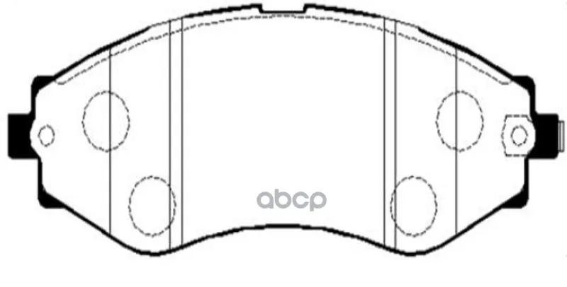 Колодки Тормозные Дисковые Передние Daewoo Evanda 2.0i 02 Ckkd-8 Ctr арт. CKKD-8