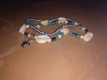 IPARAM-Pulsera de cuerda con conchas para mujer, brazalete de hilo, tobillera, estilo bohemio, vintage, playa, fiesta