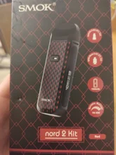 SMOK-kit de vapeo nord 2, batería de 1500mah, cigarrillo electrónico de 40W, Cartucho de 4,5 ML, pantalla OLED de 0,69 pulgadas, RPM y bobinas nord