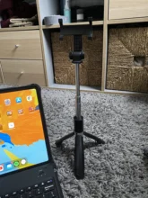 Tripod-Stand Monopod Note-Huawei Smartphone Xiaomi Bluetooth Redmi 8-Plus Samsung 