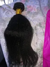 Rizado rizado mechones 100% mechones de cabello humano postizo mechones no Remy Yaki grueso de la armadura del pelo recto 3/4 Pc/lote manojos de pelo barato mechones