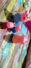 Figuras de acción de Peppa pig, George, familia de conejillos de indias, papá, mamá, Anime Original, juguetes para niños, regalo de Navidad