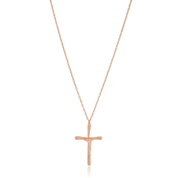 

Crucifix Charm Design Turkish Handmade 925 Sterling Silver INRI Necklace MINT Jewelry