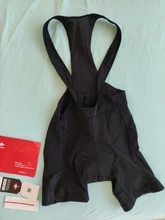Santic-pantalones cortos con pechera para hombre, para Ciclismo de montaña, acolchados, para verano, talla asiática