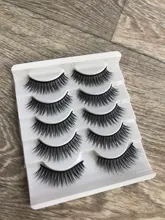 5 Par 3D visón pestañas falsas corto Natural suave y dramático pestañas falsas hecho a mano sin Cruel maquillaje extensión de pestañas