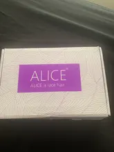 ALICE-pelucas de cabello humano rizado con malla frontal, cabello con cierre superior de cuero cabelludo de 150% de densidad, no Remy