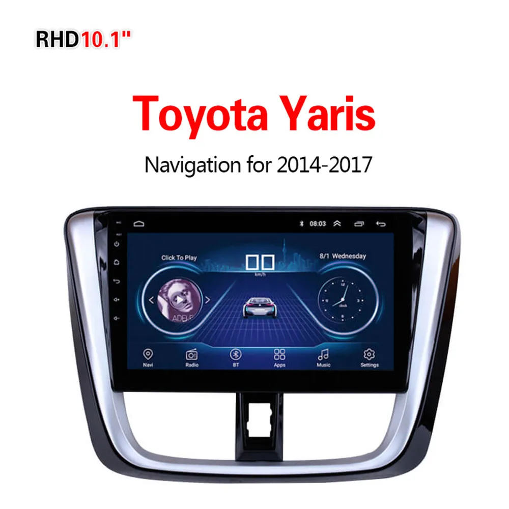 Lionet gps навигация для автомобиля Toyota Yaris- 10,1 дюймов RT1021Y - Размер экрана, дюймов: WIFI 1G16G