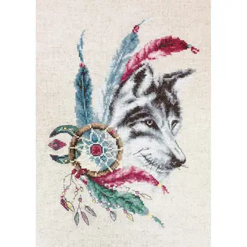 

B2305 set for embroidery 'Volk' 18*25 cm, Luca-s