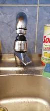 Aireador de cabezal de grifo de cocina, adaptador giratorio de 360 °, filtro burbujeador, ahorro de agua, grifo del difusor, cabezal de ducha, filtro de baño
