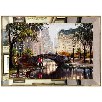 

3D Digital Canvas Painting with Mirror Frame 70 * 100 cm