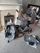 Cochecito de bebé 3 en 1 de paisaje alto, carrito reclinable, plegable, para recién nacido, novedad de 2021