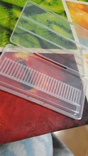 Caja de almacenamiento clara de 10/20/30 ranuras para limas de uñas, contenedor para accesorios de uñas
