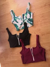 One-Piece Swimsuit Monokini Beachwear Push-Up Summer Print Zipper Sexy New XL Women