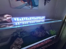 Aquarium LED Light Super Slim Fish Tank Aquatic Plant Grow Lighting Waterproof Bright