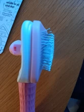 Slicker Brush Removes Grooming Comb Massage-Particles Dog Loose-Hair Self-Cleaning Circulation