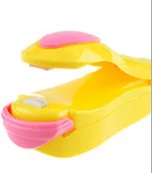 Portable Mini Sealing Household Machine Heat Sealer Capper Food Saver For Plastic Bags Package Mini Gadgets - Color: yellow