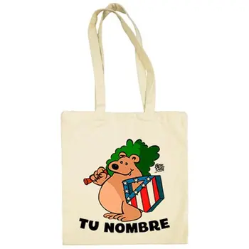 

Cloth bag Atletico Madrid bear and shield customizable with name