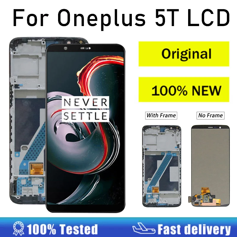ЖК-дисплей AMOLED 6 01 дюйма для Oneplus 5T сенсорный экран 1 + A5010 модуль ЖК-дисплея в сборе