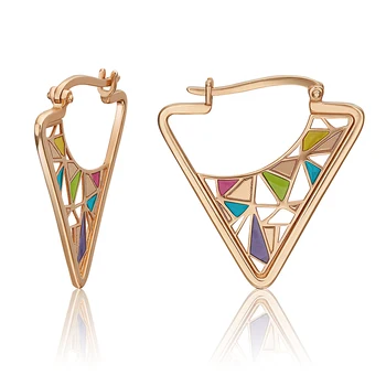 

585 sterling gold earrings, platinum brand, art. 02-4597-00-000-1110-48