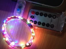 Fairy-String-Lights Garland Copper-Wire-Lamp Remote-Control Party-Decoration Christmas