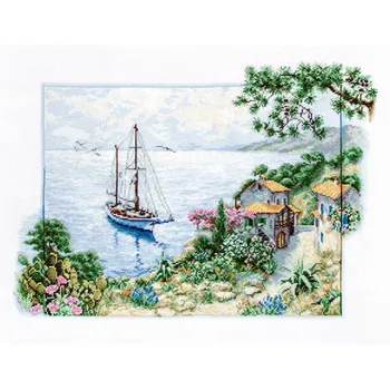 

"Embroidery kit", "floss embroidery kit", "cross stitch", "counted cross", "Luca-S", "counted cross stitching"