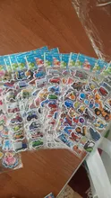 Pegatinas 3D hinchables para niños, decoración para álbum de recortes, portátil, teléfono móvil, regalo de cumpleaños, 12 hojas por paquete