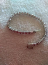 Pulsera de boda para hombre y mujer, de lujo, de 4mm, Circonia cúbica, Pulseras de tenis, cadena con diamantes de cristal, Color dorado y plateado