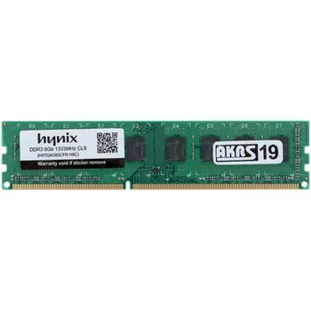 

DDR III 8 GB Hynix DIMM 1333 MHz PC3-10600 (h5tq4g83cfp-h9c)