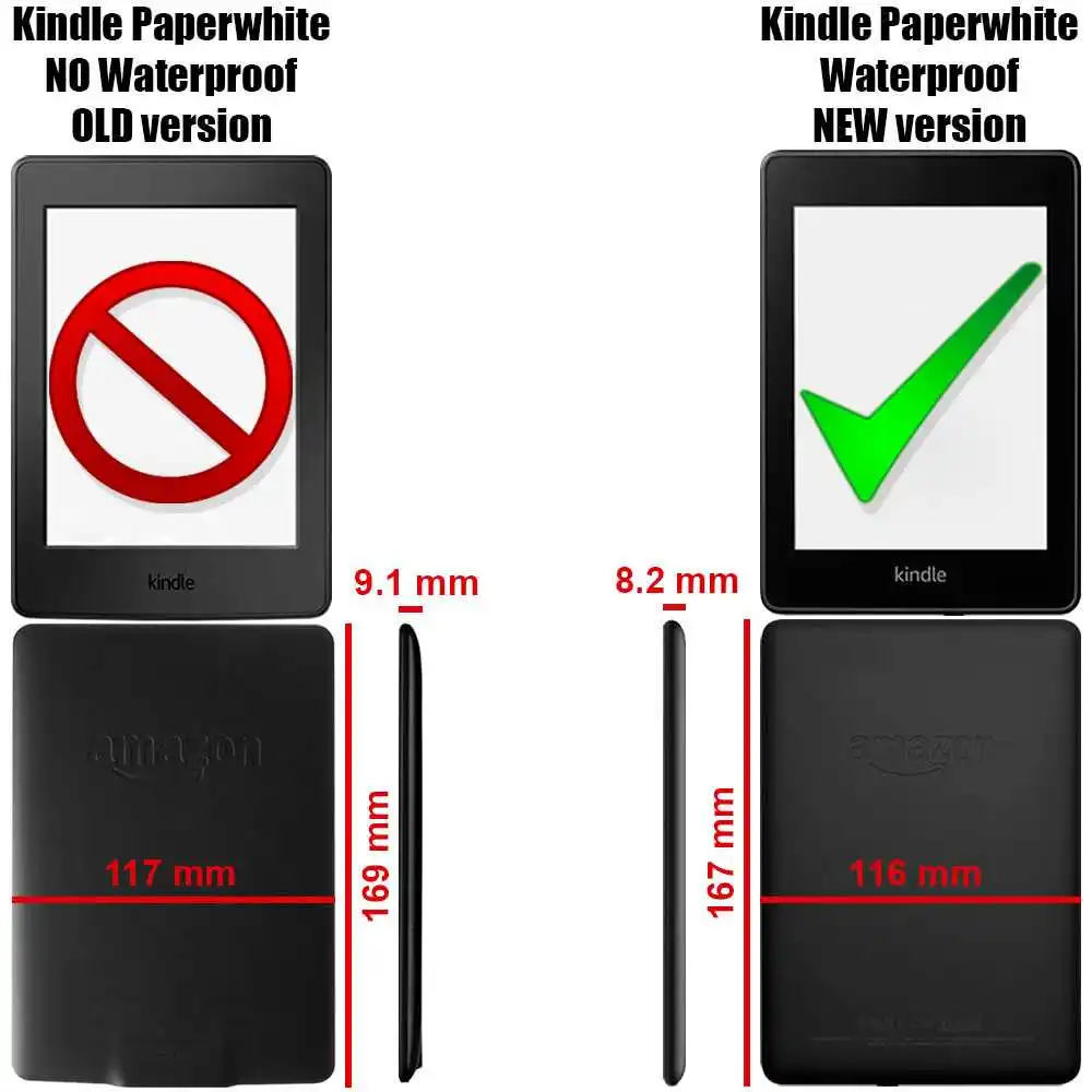OcioDual Умный Магнитный Тонкий чехол для New Kindle Paperwhite 2018 10th Gen. темно синий|Чехлы