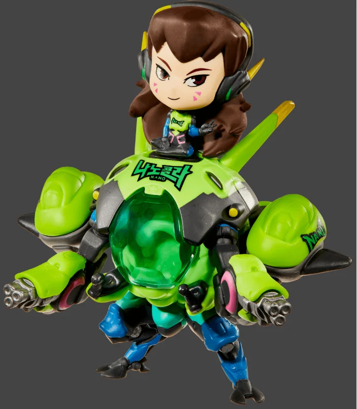 Blizzard CuteButDeadly Коллекционная Фигурка Overwatch D. Va - Цвет: Светло-зеленый