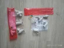 Divisor POE 2 en 1, conector de cableado de red, cabezal de conector RJ45 de tres vías para instalación de cámara de seguridad