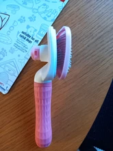 Slicker Brush Removes Grooming Comb Massage-Particles Dog Loose-Hair Self-Cleaning Circulation