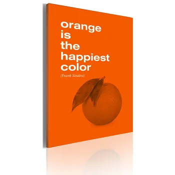 

Table-Orange is the happiest color (Frank Sinatra)-50x70