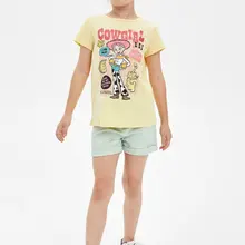 DeFacto/летние модные Простые короткие штаны для девочек детские повседневные однотонные шорты высокого качества детские штаны, новинка, K5007A619SM