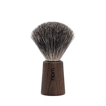 

Nom Theo Pure Badger-shaving brush, dark ash color