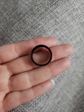 Modyle de los hombres de la moda de anillo de color negro titanio acabado mate clásico anillo de compromiso, joyería para hombre boda