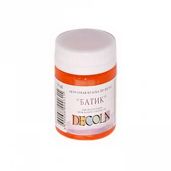

Paint acrylic on silk DeCola batik 50 ml orange