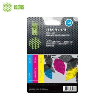 

The charging set Cactus cs-rk-f6v16ae multicolor 90 ml for HP DJ 2130