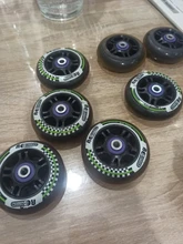 Wheel-Bearing Skateboard Inline-Roller 608 2rs ABEC9 Sealed-8x22x7-Mm-Shaft Red 16pcs