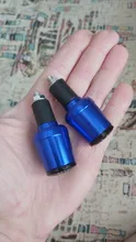 Extremos de empuñaduras de contrapeso para manillar de motocicleta, 7/8 , 22mm, tapa del manillar, enchufe de extremo de barra para Kawasaki Z750 Z800 Z1000