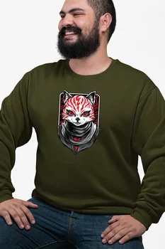 

Angemiel Wear Red Cat Kırallığı Green Men 'S Sweatshirt