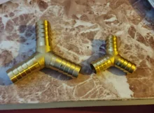 Pipe-Fitting Joint-Coupler-Adapter Barbed-Connector Hose-Barb Brass Y-Shape Copper Splicer