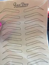 Tatuaje Microblading para práctica de cejas, cosmético para la piel, sin tinta, maquillaje permanente, entrenamiento de cejas, suministro de tatuaje para la piel