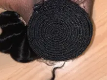 Rosabeauty-mechones de ondas profundas de 28 y 30 pulgadas, cabello humano peruano Remy con cierre de encaje, rizos con agua, 5x5