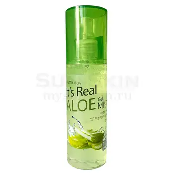 

Facial Gel spray with aloe extract farmstay its real aloe gel mist