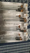De plata de alta calidad de nylon del pelo del pincel de Arte 4 Uds pincel para óleo de tubo de aluminio de cepillo varias opciones de agua