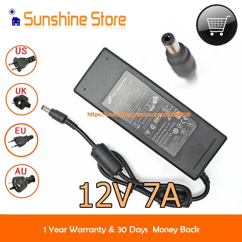 Натуральная FSP FSP084-DIBAN2 FSP084-DMAA1 HU10142-13088 адаптер 12В 7A 84 Вт FSP084-DIBA дацзин DJ-120700-SA TS-259 PRO